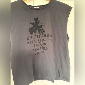 MOTHER CUT OFF BAND TEE-M- EUC